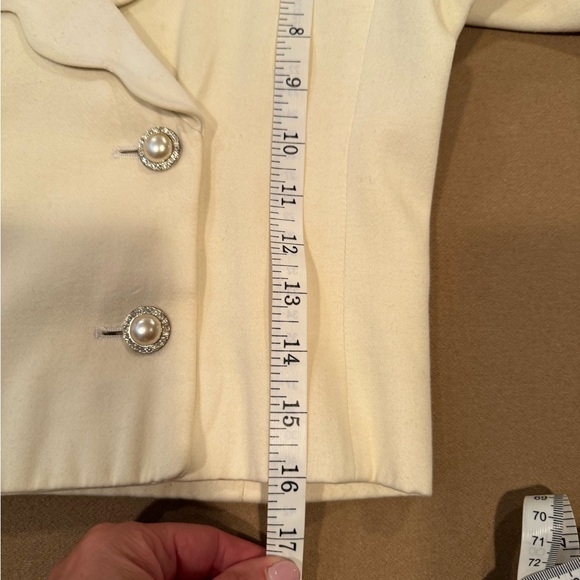 Valentino Vintage Cream Bolero - size X-Small - Picture 10 of 14